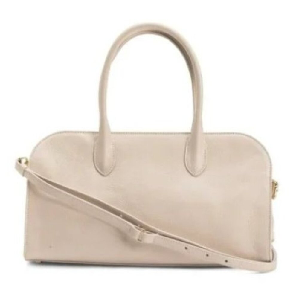 Claudia Firenze Women's NWT Cavallino Crossbody/Tote - Cream
